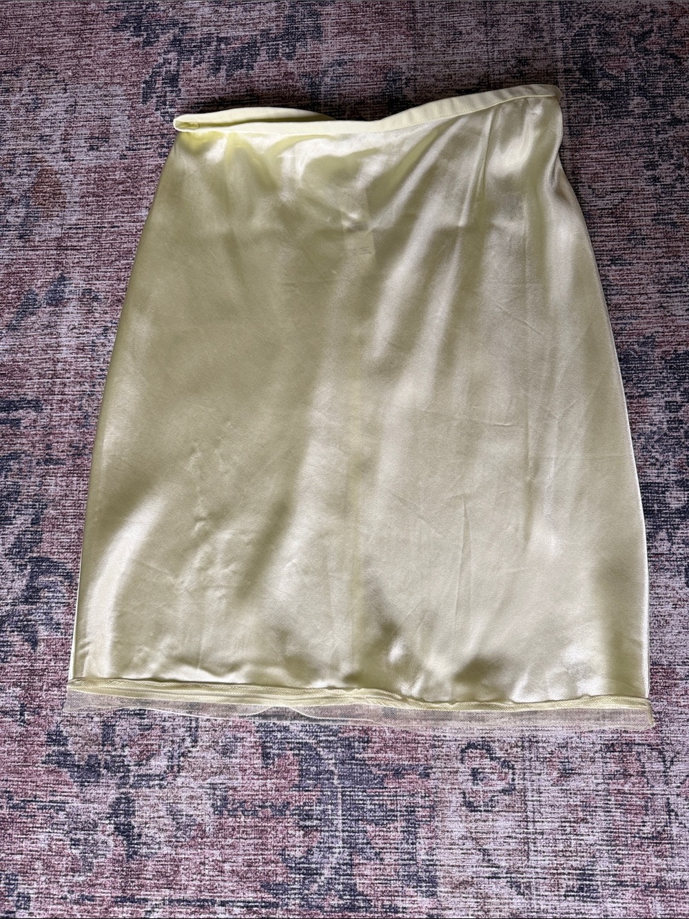 J. Crew Gwen Knee-length Skirt in Light Yellow/green